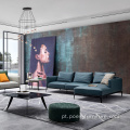 Design mais recente Sofá de canto moderno sala de estar em casa